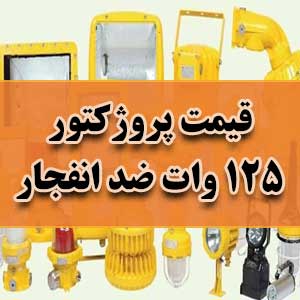 قیمت پروژکتور 125 وات ضد انفجار